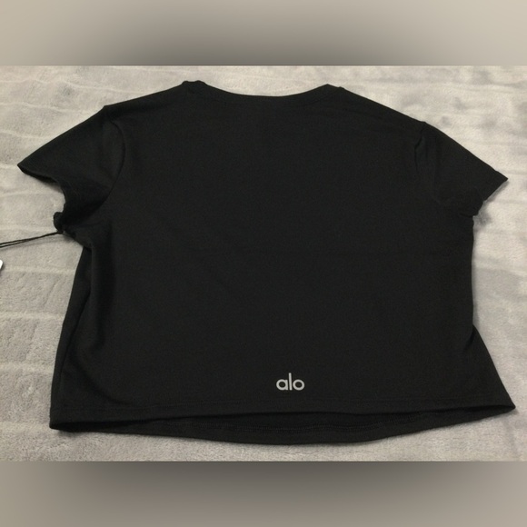Alo Alosoft Crop Finesse Short Sleeve Size M - Picture 7 of 9